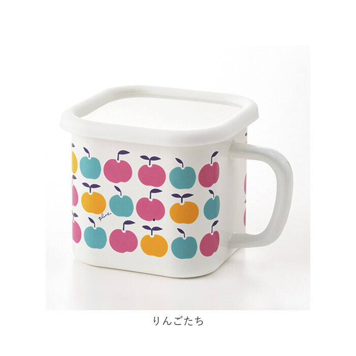 BACKYARD FAMILY「ホーロー 保存容器 通販 ホーローポット 作り置き 容器 ストック収納 角型 直火 ストッカー」|食器・キッチングッズ|