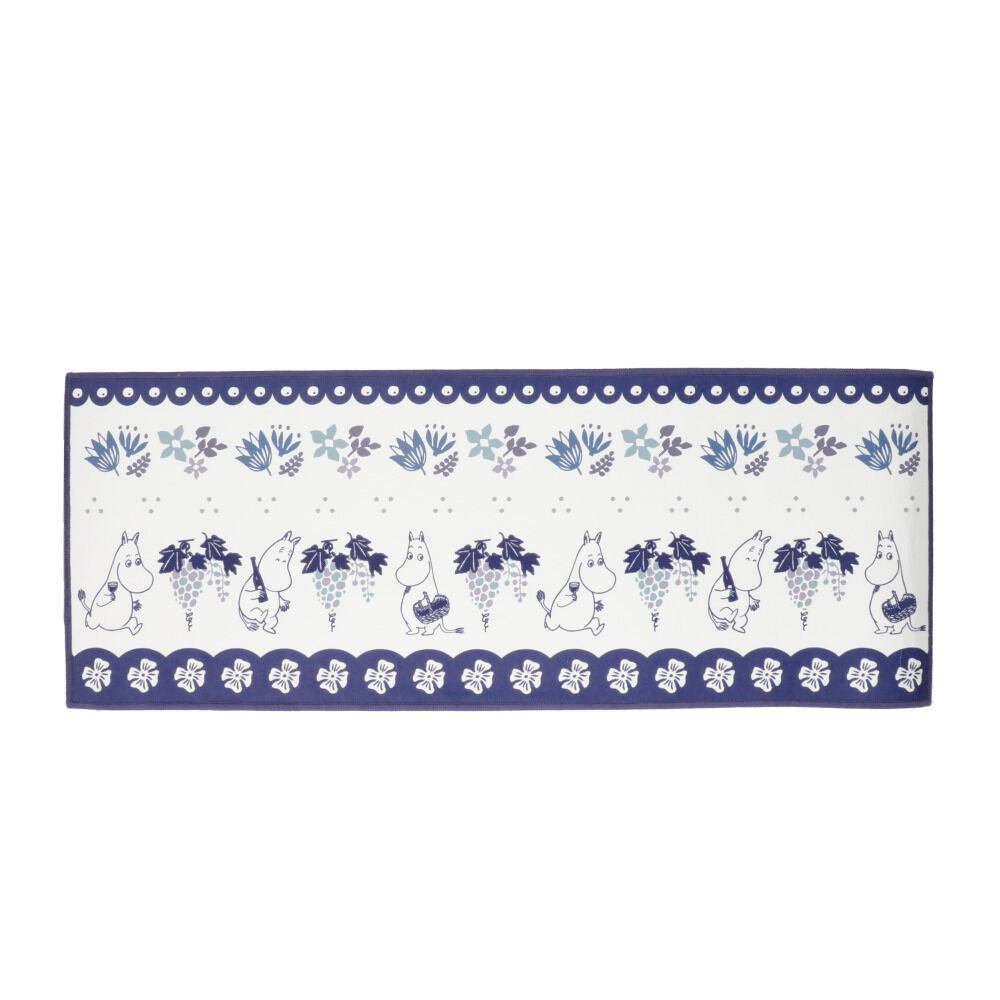 BACKYARD FAMILY「キッチンマット 120cm 北欧 通販 ムーミン 45 120 120&times;45 120cmx45」|その他|ブルー1