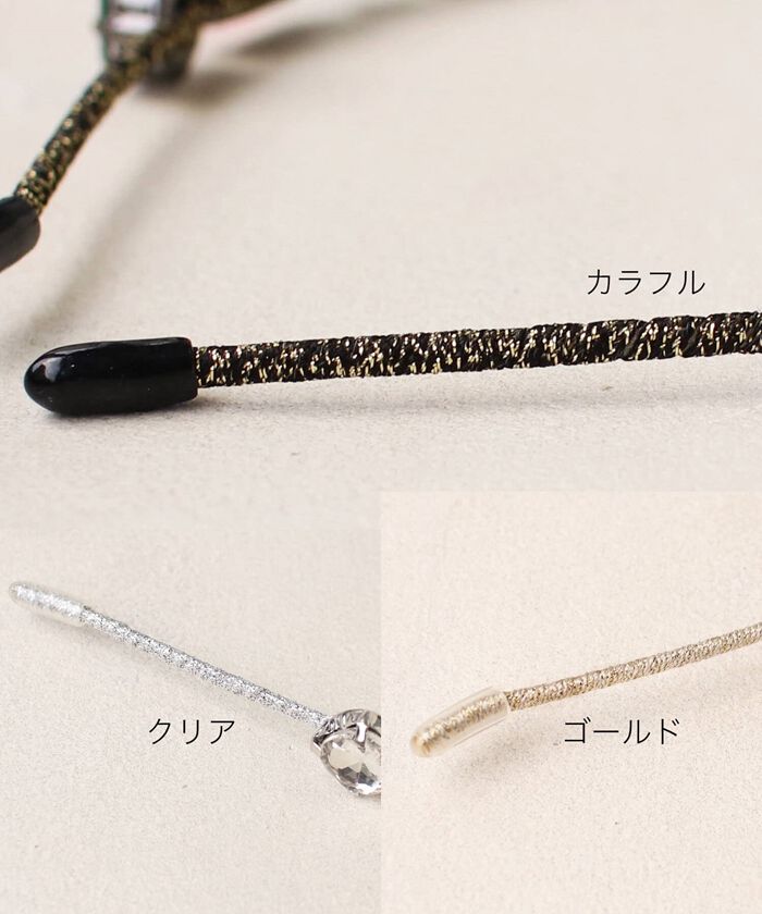 BACKYARD FAMILY「Rora カチューシャ 通販 キラキラ ビジュー 68172302 髪飾り ヘッドドレス 子供」|その他|