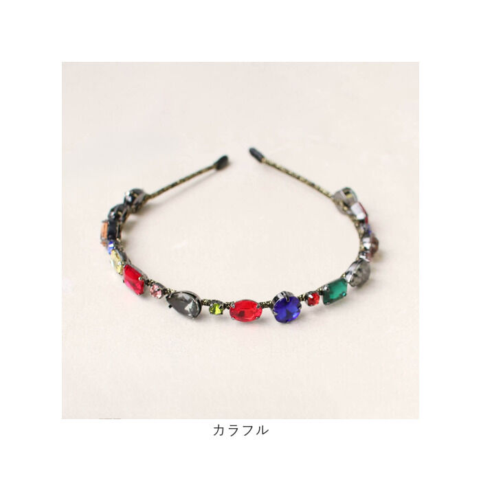 BACKYARD FAMILY「Rora カチューシャ 通販 キラキラ ビジュー 68172302 髪飾り ヘッドドレス 子供」|その他|