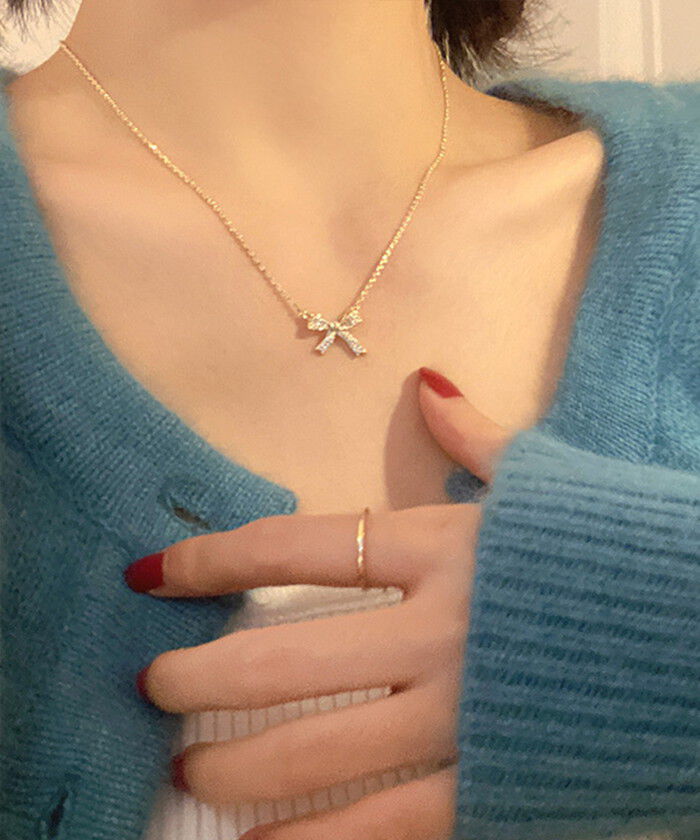 BACKYARD FAMILY「ネックレス レディース シンプル 通販 ペンダント ジュエリー レディースアクセサリー リボン」|その他|