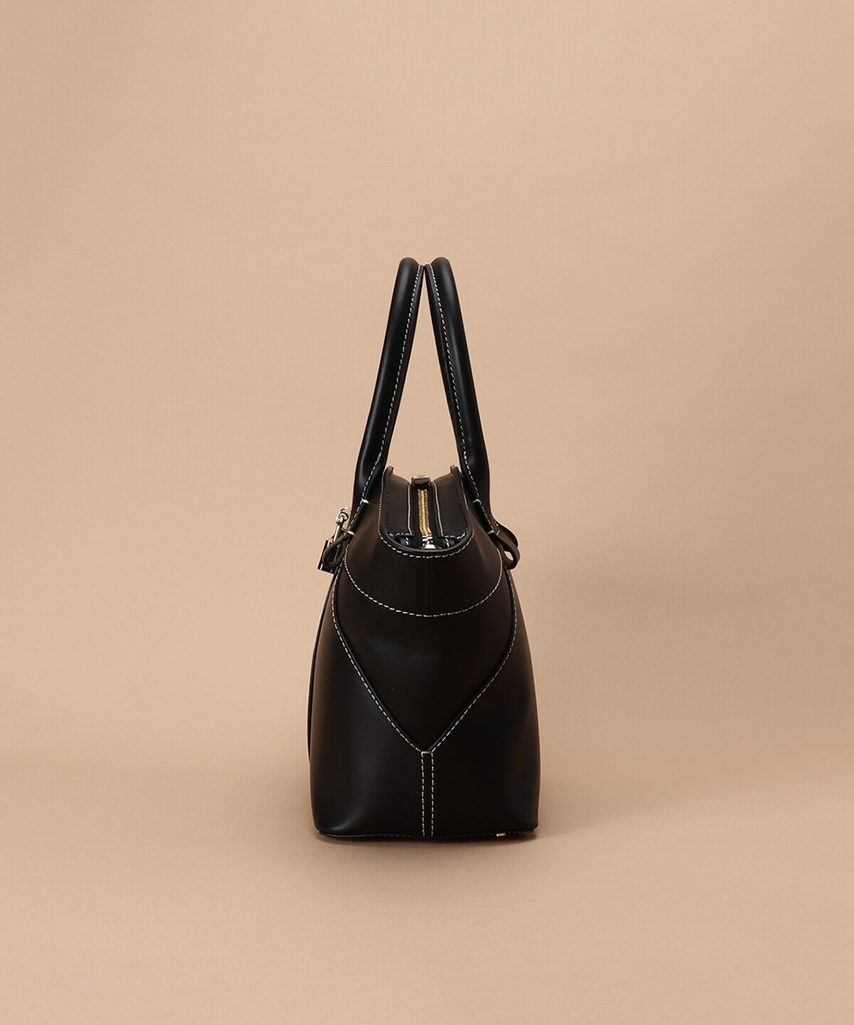 Samantha Thavasa「ステッチデザイン レザーハンドバッグ」|ハンドバッグ|