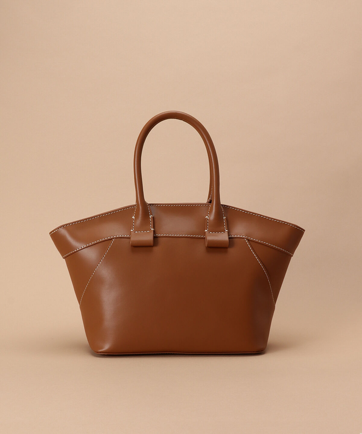 Samantha Thavasa「ステッチデザイン レザーハンドバッグ」|ハンドバッグ|