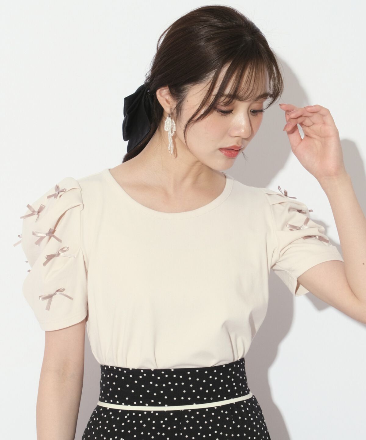 WILLSELECTION「メニーリボントップス」|Tシャツ・カットソー|