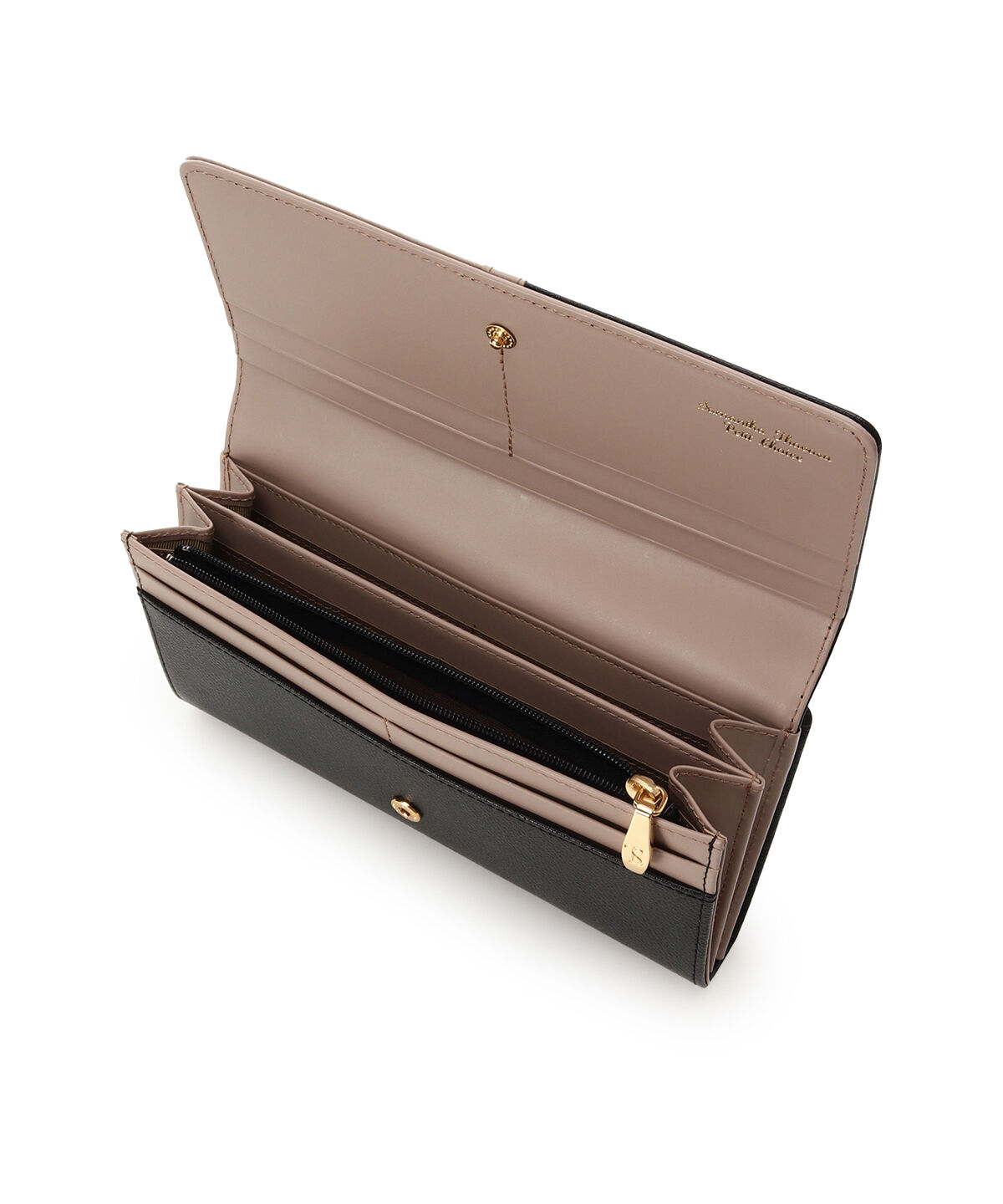 Samantha Thavasa Petit Choice「バイカラーフロントベルト 長財布」|財布|