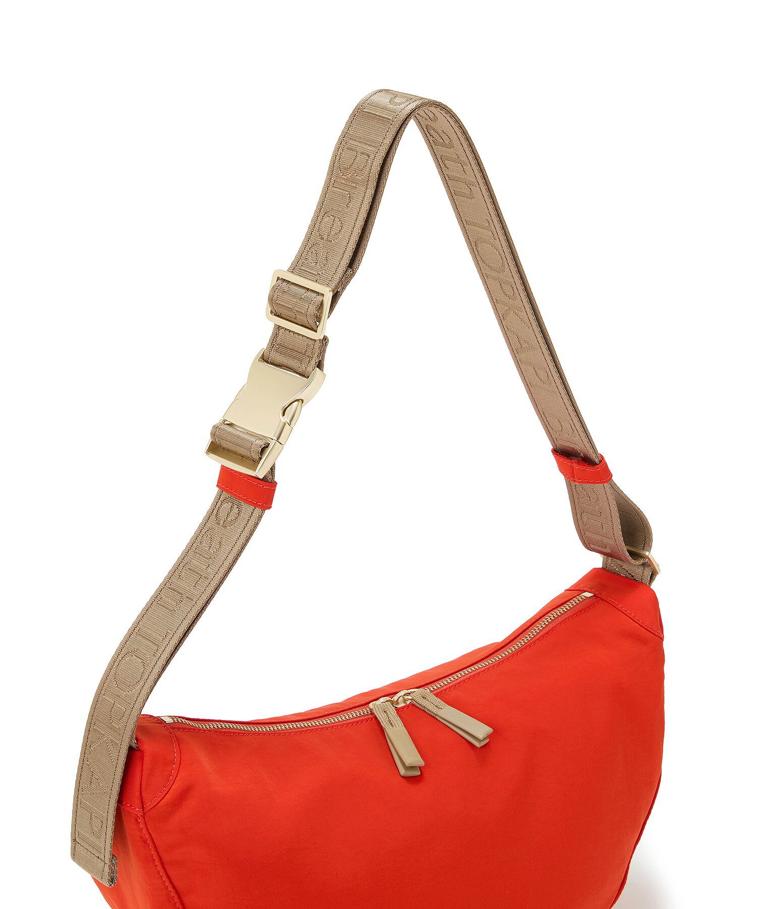 TOPKAPI BREATH「【Breath TOPKAPI】Freely フリーリー ナイロン ロゴテープ  ラウンド ショルダーバッグ」|ショルダー・メッセンジャー|