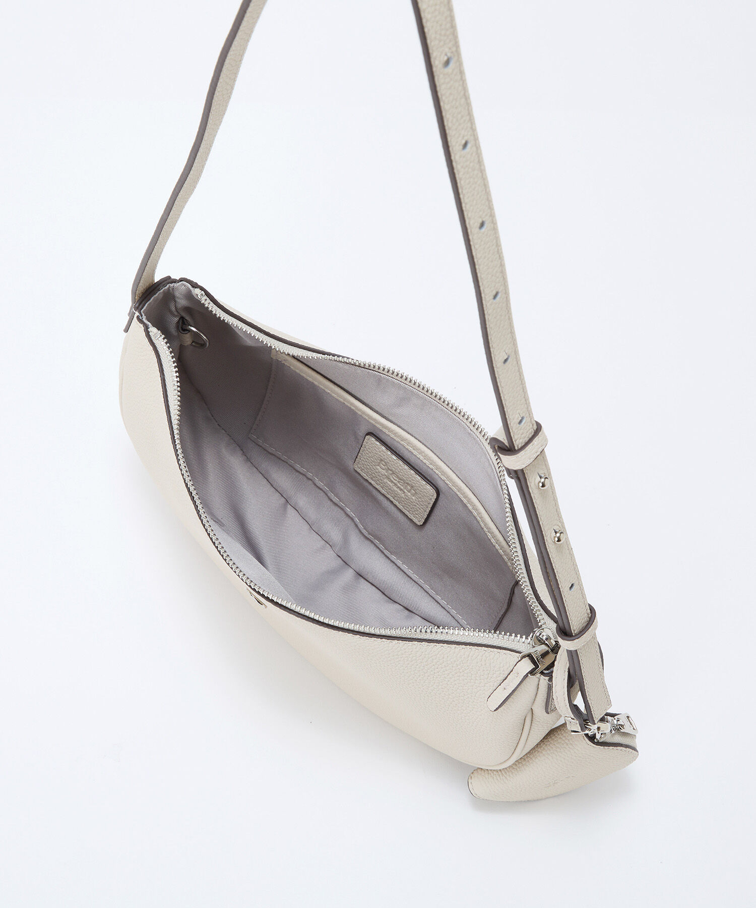 TOPKAPI BREATH「【Breath TOPKAPI】シュリンクレザー ハーフムーン ショルダーバッグ / チャーム付き」|ショルダー・メッセンジャー|