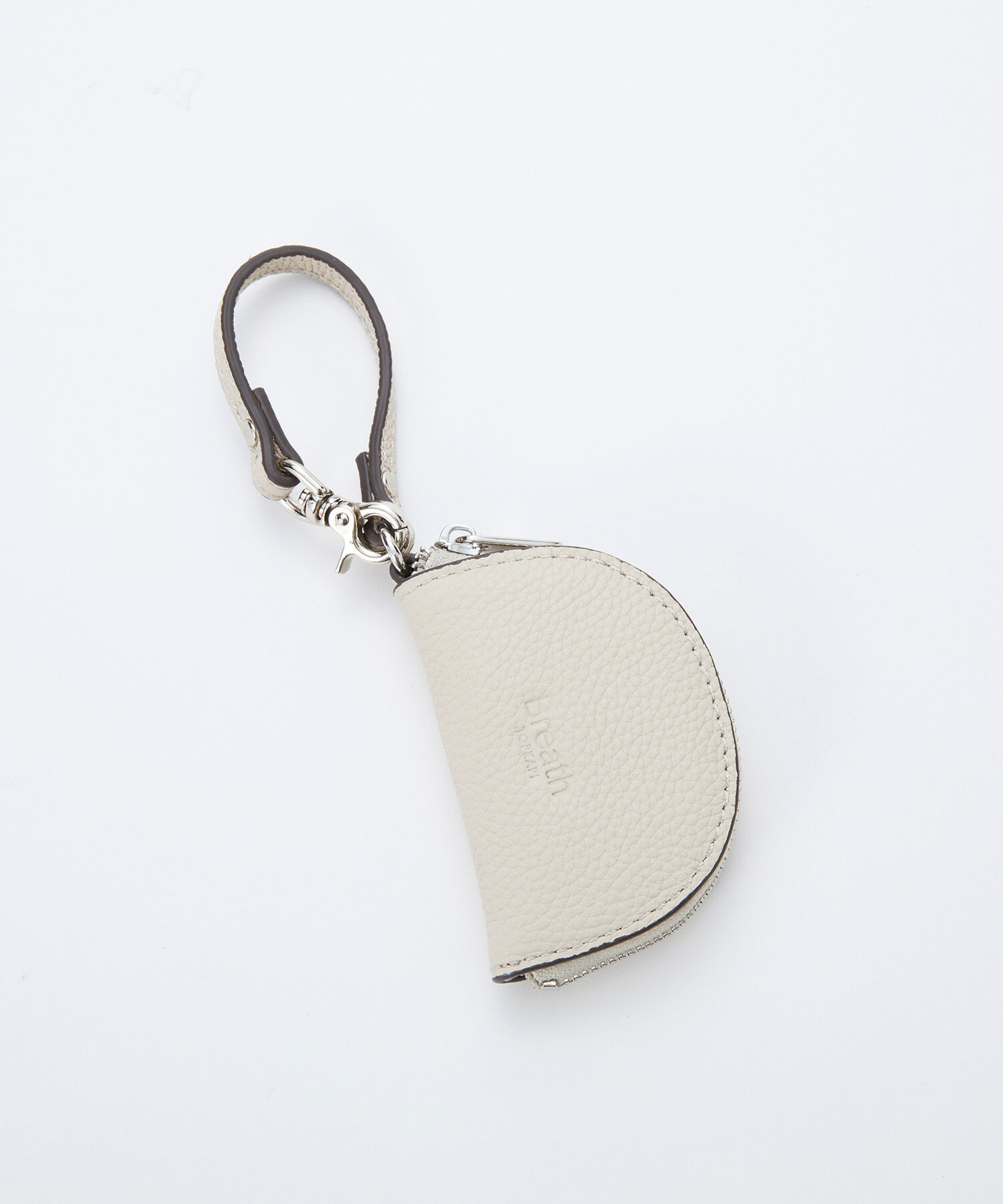 TOPKAPI BREATH「【Breath TOPKAPI】シュリンクレザー ハーフムーン ショルダーバッグ / チャーム付き」|ショルダー・メッセンジャー|