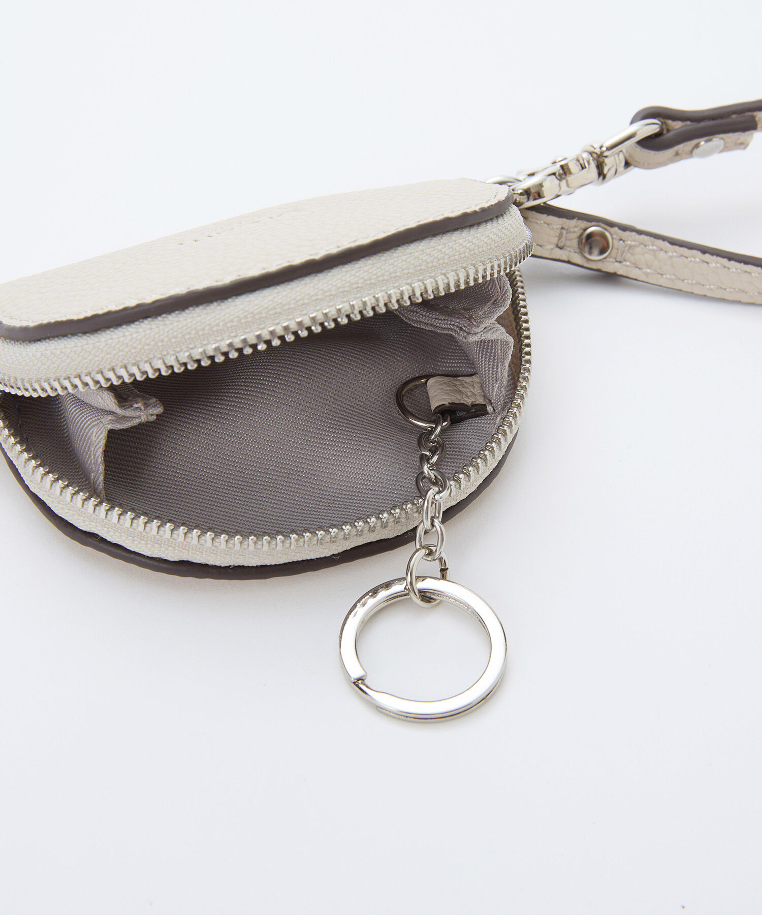 TOPKAPI BREATH「【Breath TOPKAPI】シュリンクレザー ハーフムーン ショルダーバッグ / チャーム付き」|ショルダー・メッセンジャー|