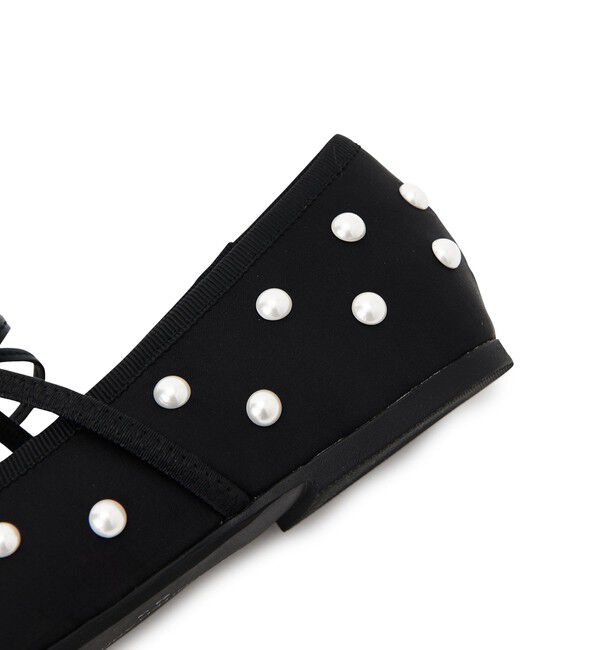 SY UNITED ARROWS「＜SY＞マルチドットバレエ フラット10●&uarr;」|バレエシューズ|