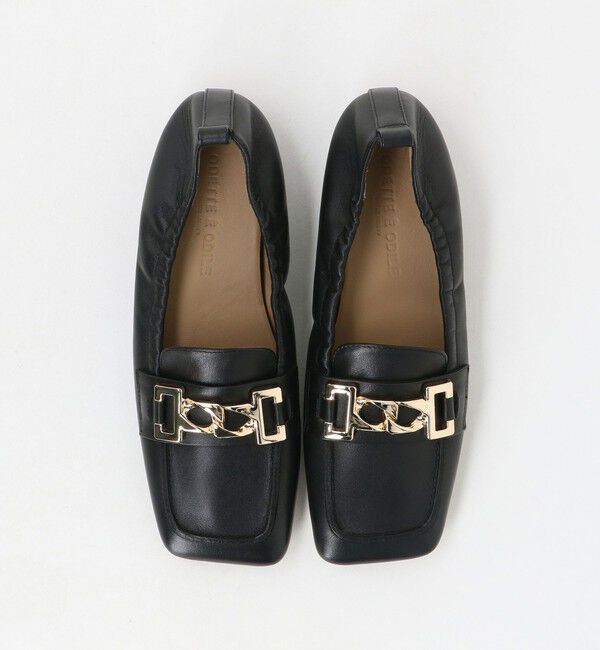 ODETTE E ODILE「ギャザービットモカ フラット15&uarr;」|ローファー|