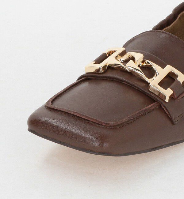 ODETTE E ODILE「ギャザービットモカ フラット15&uarr;」|ローファー|