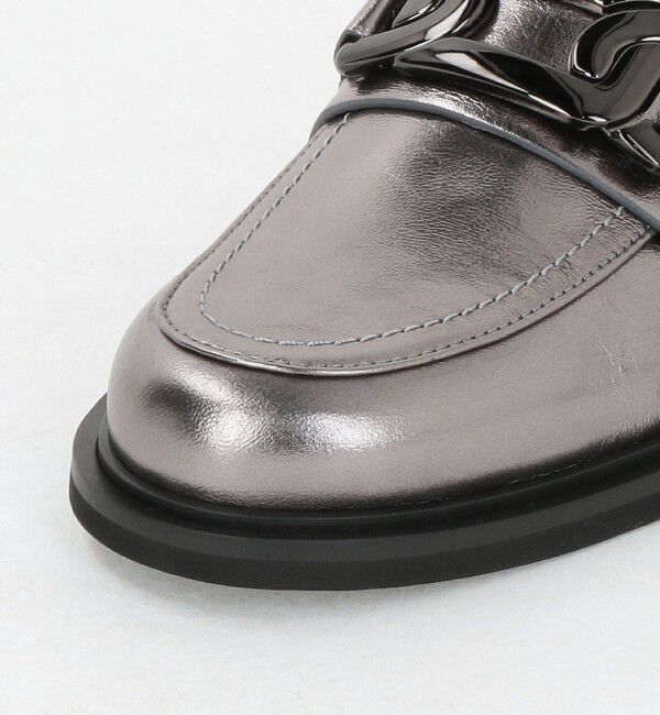 ODETTE E ODILE「チェーンモチーフローファーフラット20&uarr;」|ローファー|