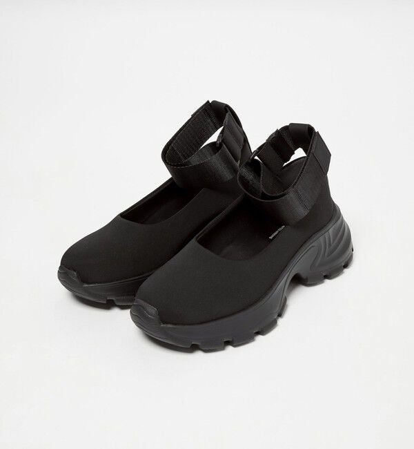 ODETTE E ODILE「＜SY＞ネックベルクロストラップ フラット65&uarr;」|スニーカー|