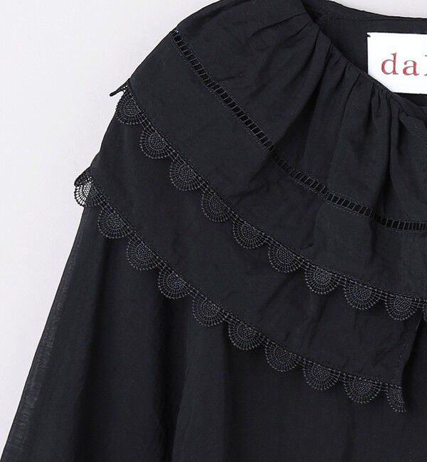 UNITED ARROWS「【別注】＜dahl&rsquo;ia＞ビッグフリルカラー シャツ」|シャツ・ブラウス|
