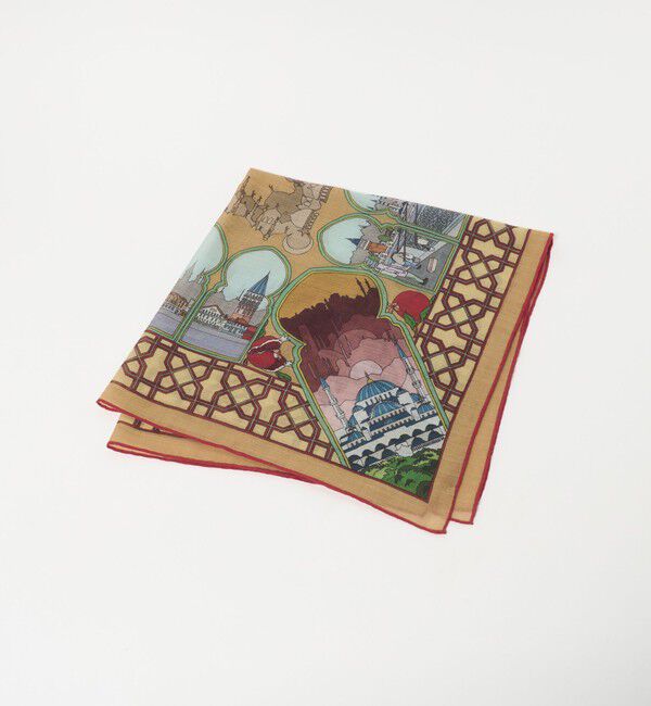 UNITED ARROWS「＜Dieffe Kinloch＞ウール 90 スカーフ」|バンダナ・スカーフ|BEIGE