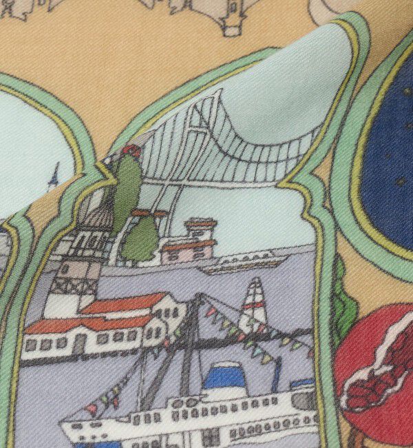 UNITED ARROWS「＜Dieffe Kinloch＞ウール 90 スカーフ」|バンダナ・スカーフ|