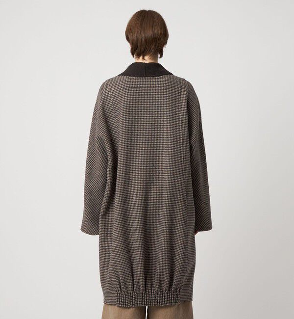 ASTRAET「＜ASTRAET＞スソタック ショールカラー チェック リバーコート」|チェスターコート|