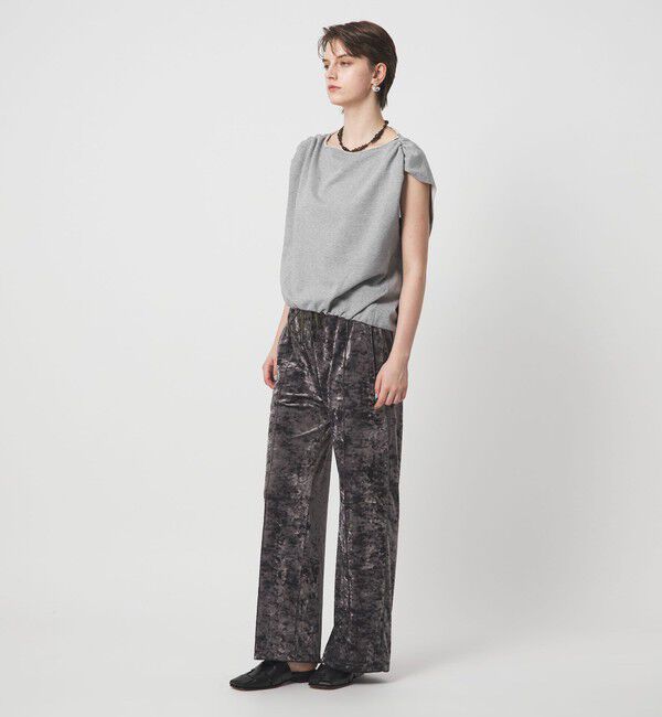 ASTRAET「＜ASTRAET＞ウラケ ボートネック ノースリーブカットソー」|スウェット・ジャージ|