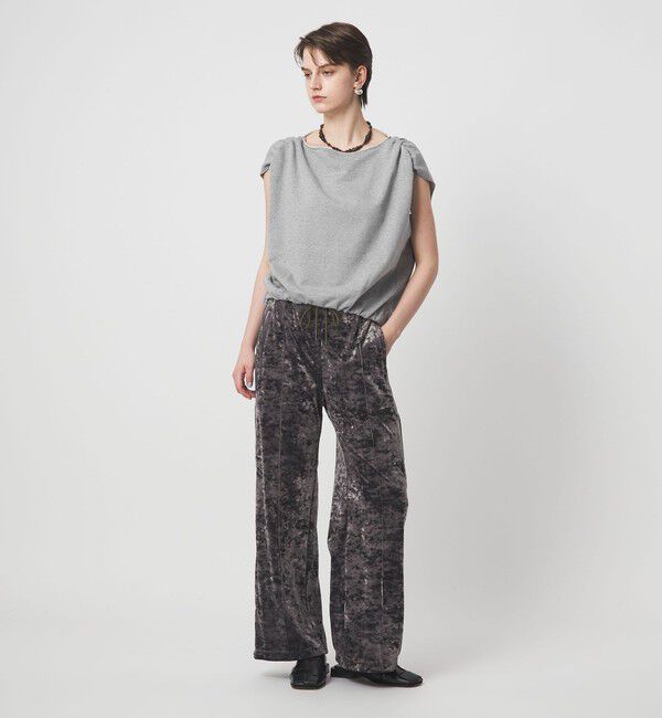 ASTRAET「＜ASTRAET＞ウラケ ボートネック ノースリーブカットソー」|スウェット・ジャージ|