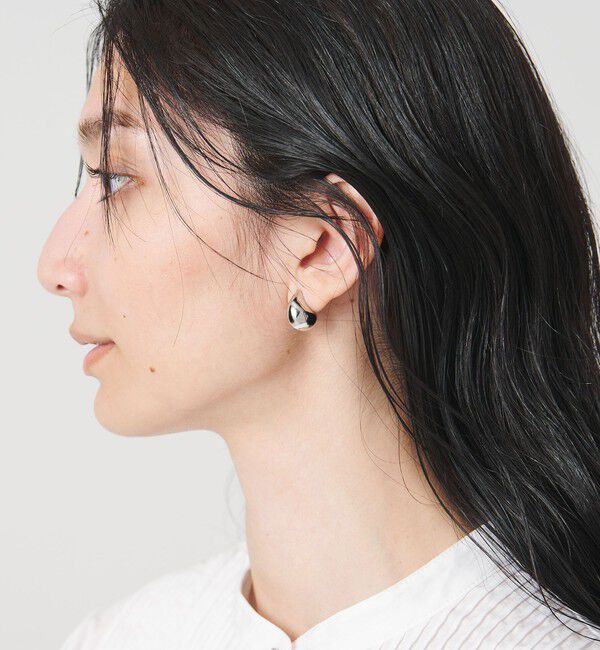 UNITED ARROWS「クレセントムーン イヤリング」|イヤリング|SILVER