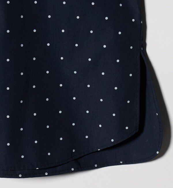 UNITED ARROWS「＜Marilyn Moon＞タックフリル ドット ブラウス」|シャツ・ブラウス|