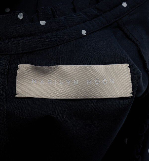UNITED ARROWS「＜Marilyn Moon＞タックフリル ドット ブラウス」|シャツ・ブラウス|