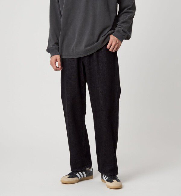 UNITED ARROWS green label relaxing「デニム ワイド テーパード W3 デニムパンツ」|デニム|