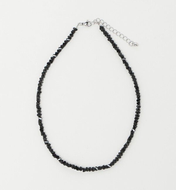 EMMEL REFINES「＜EMMEL REFINES＞EM クリア ビーズ ネックレス」|その他|BLACK