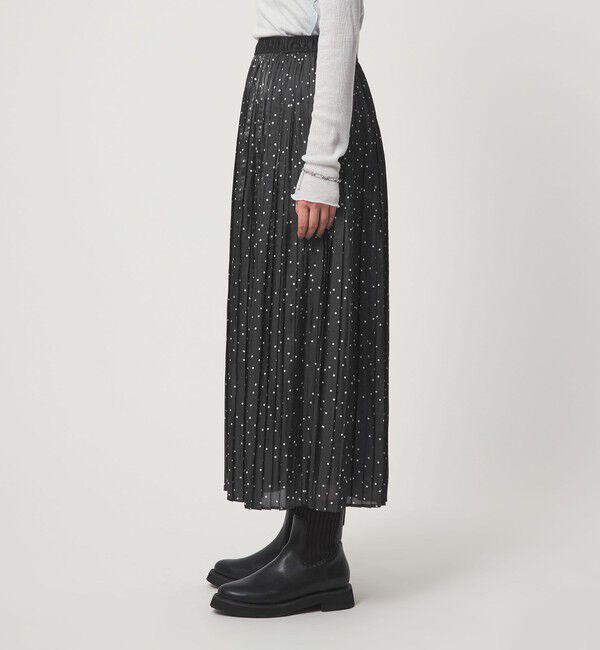 UNITED ARROWS green label relaxing「シャイニー プリーツ スカート」|スカート|