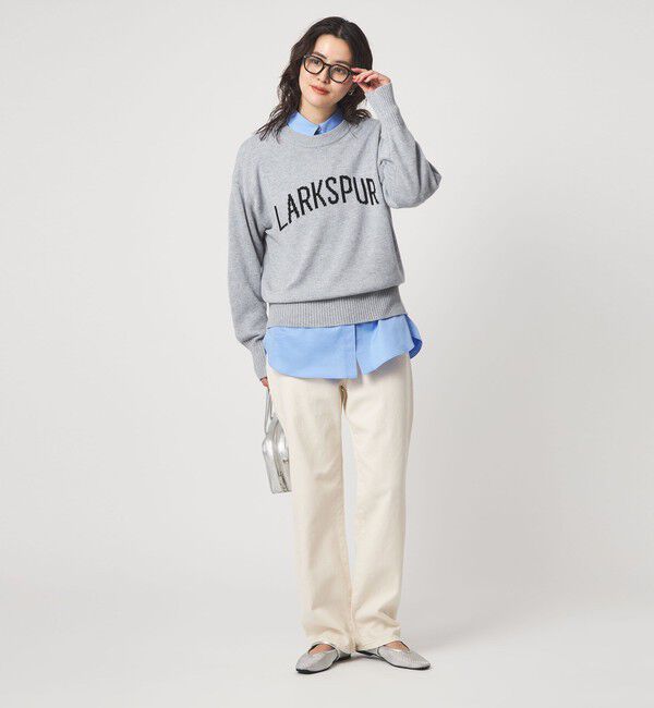 UNITED ARROWS green label relaxing「ロゴ ニット プルオーバー 2 ウォッシャブル」|ニット・セーター|