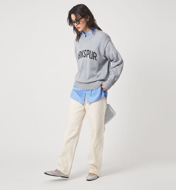 UNITED ARROWS green label relaxing「ロゴ ニット プルオーバー 2 ウォッシャブル」|ニット・セーター|