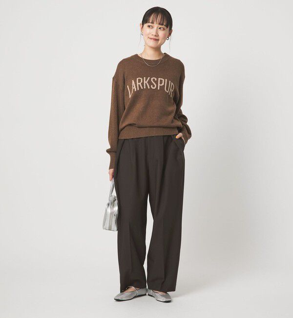 UNITED ARROWS green label relaxing「ロゴ ニット プルオーバー 2 ウォッシャブル」|ニット・セーター|