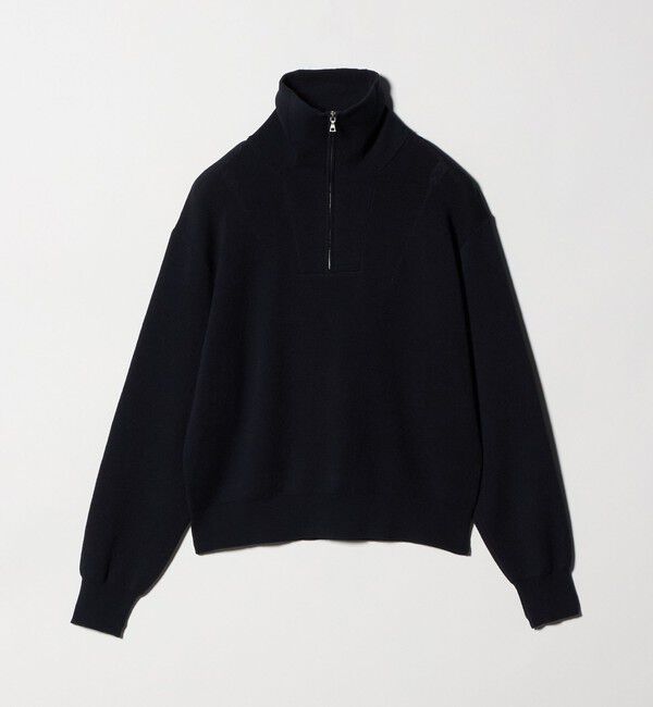 UNITED ARROWS green label relaxing「ハーフ ジップ プルオーバー ウォッシャブル」|ニット・セーター|