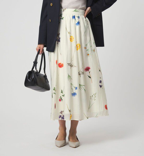 UNITED ARROWS green label relaxing「［size SHORTあり］エアリーギャザー スカート」|フレア|その他1