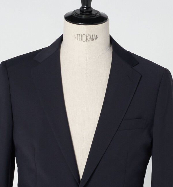 UNITED ARROWS green label relaxing「A+ TWPU トロピカル無地 2B スリム セットアップ ジャケット -ウォッシャブル・ストレッチ-」|スーツ|