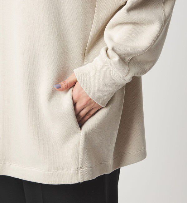 UNITED ARROWS green label relaxing「【WEB限定】＜at ease＞ダブルフェイス エリツキ プルオーバー カットソー」|Tシャツ・カットソー|