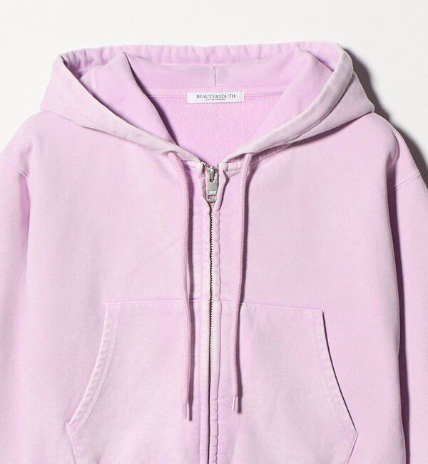 BEAUTY&YOUTH UNITED ARROWS「コットン ショートフロントジップパーカー」|カーディガン|