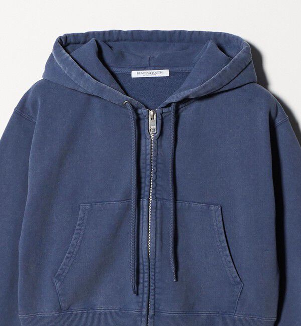 BEAUTY&YOUTH UNITED ARROWS「コットン ショートフロントジップパーカー」|カーディガン|