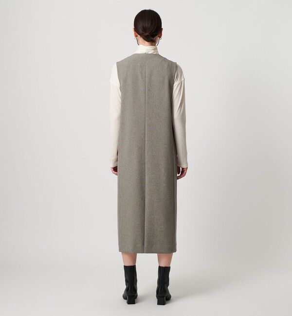 BEAUTY&YOUTH UNITED ARROWS「ポリエステルブレンド ジレ&ジャンパースカート 2WAY」|ワンピース|