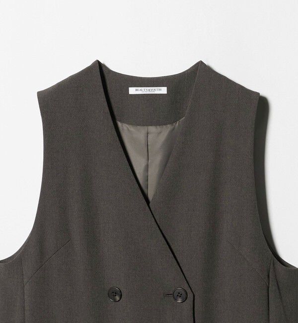 BEAUTY&YOUTH UNITED ARROWS「ポリエステルブレンド ジレ&ジャンパースカート 2WAY」|ワンピース|