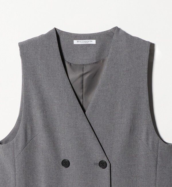 BEAUTY&YOUTH UNITED ARROWS「ポリエステルブレンド ジレ&ジャンパースカート 2WAY」|ワンピース|