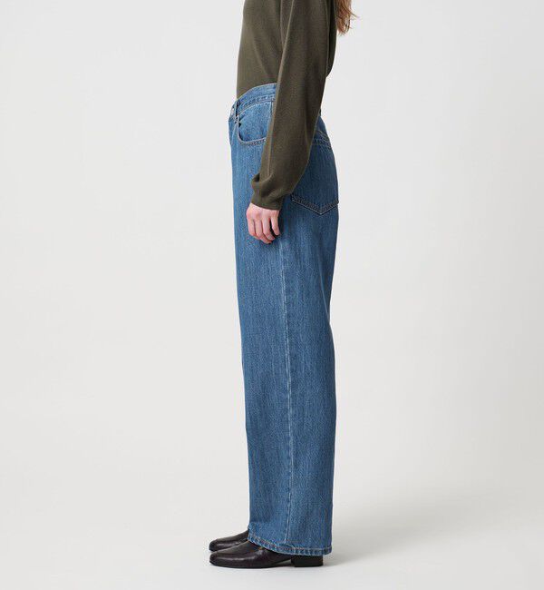 STEVEN ALAN「＜Steven Alan＞コットン デニム ストレート パンツ」|デニム|