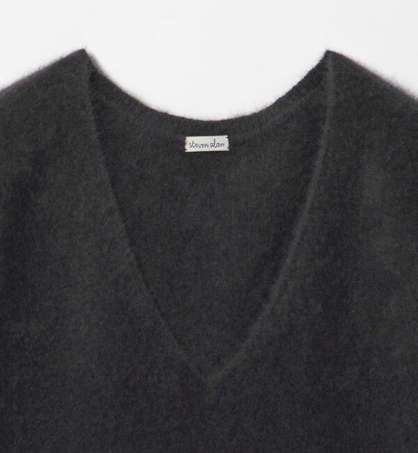 STEVEN ALAN「＜Steven Alan＞オーストラリアンウール ミックス ニットベスト」|ベスト・ジレ|