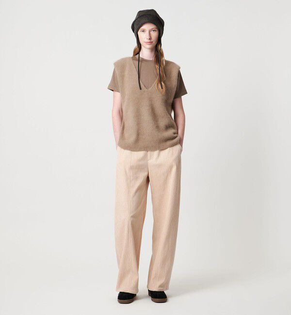 STEVEN ALAN「＜Steven Alan＞オーストラリアンウール ミックス ニットベスト」|ベスト・ジレ|