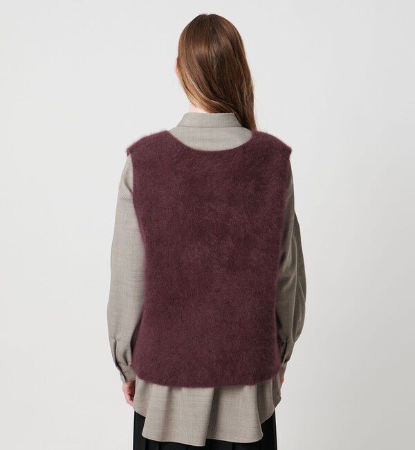 STEVEN ALAN「＜Steven Alan＞オーストラリアンウール ミックス ニットベスト」|ベスト・ジレ|