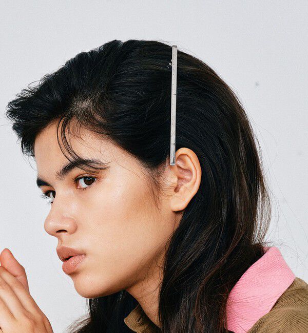 BEAUTY&YOUTH UNITED ARROWS「＜heyep＞ルーラーモチーフ バレッタ」|ヘアバンド|