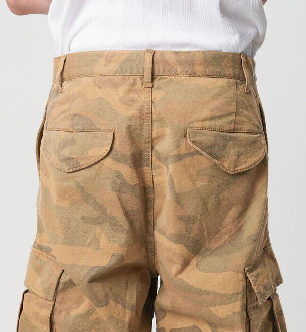 MONKEY TIME「ピグメント プリント カーゴ パンツ -セットアップ対応-」|チノ|