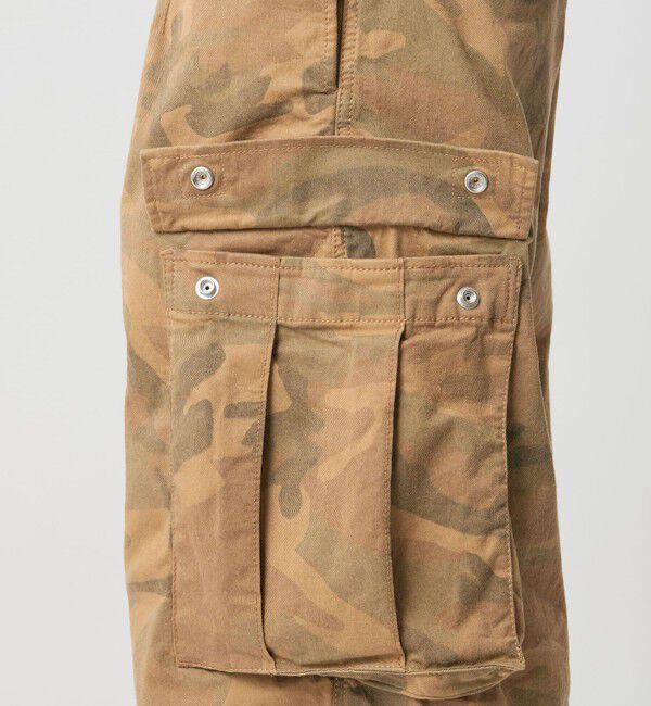 MONKEY TIME「ピグメント プリント カーゴ パンツ -セットアップ対応-」|チノ|