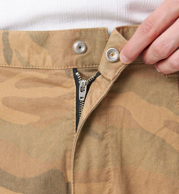 MONKEY TIME「ピグメント プリント カーゴ パンツ -セットアップ対応-」|チノ|